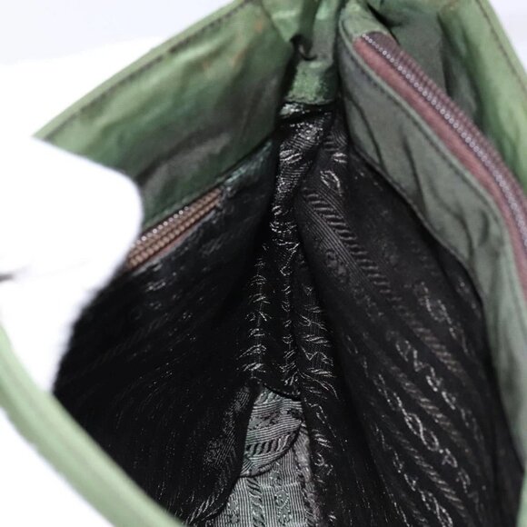 PRADA Tote Bag Nylon Green Auth 139194 - Picture 13 of 16